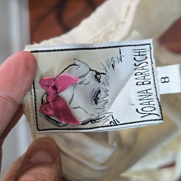 Yoana Baraschi Elegant Cream Lace Maxi Dress - Picture 11 of 11